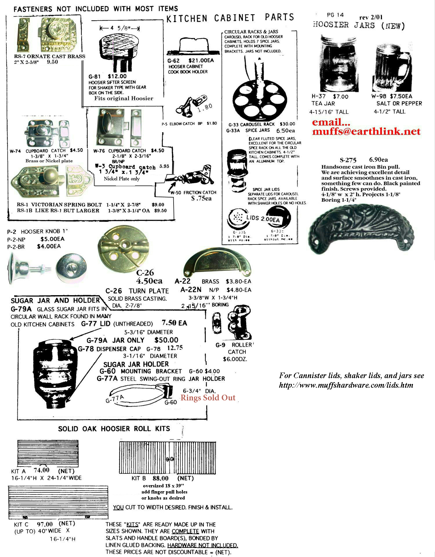 Muffshardware Com Hoosier Parts