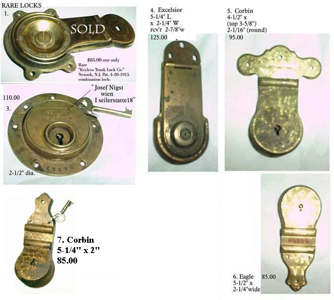 Types Of Antique Trunk Locks and How to Identify Them